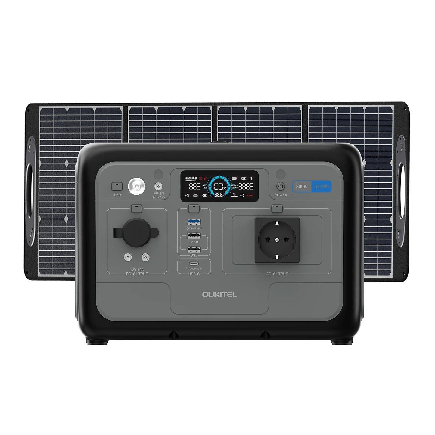 Oukitel P800E Portable Power Station 800W/512Wh (EU/UK)