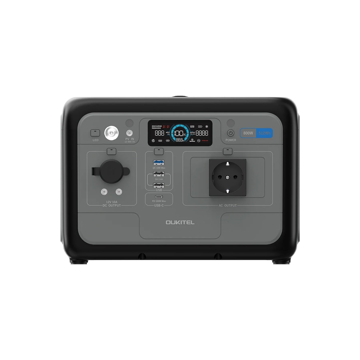 Oukitel P800E Portable Power Station 800W/512Wh (EU/UK)